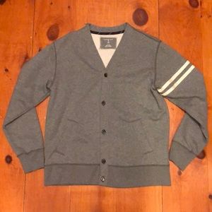 Lands End Boys Button-Up Cardigan Sweater